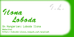 ilona loboda business card